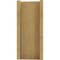 Ekena Millwork 8-in W x 14-in D x 18-in H Balboa Block Rough Cedar Woodgrain TimberThane Outlooker, Primed Tan OUTUR080X14X18BOA44RCPR - alternate 2